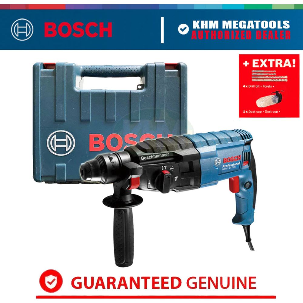 Bosch GBH 2-24 DRE 3-Modes Rotary Hammer 24mm 2.7J | Bosch by KHM Megatools Corp.