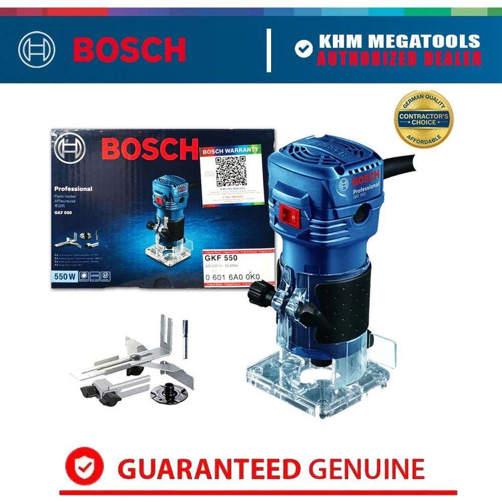 Bosch GKF 550 Palm Router / Trimmer (1/4") 550W [Contractor's Choice] | Bosch by KHM Megatools Corp.