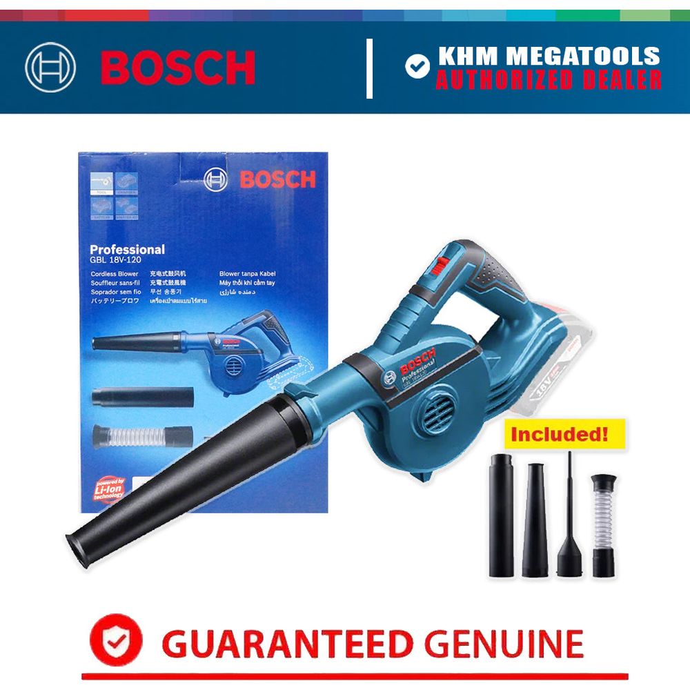 Bosch GBL 18 V-120 Cordless Air Blower 18V (Bare) | Bosch by KHM Megatools Corp.