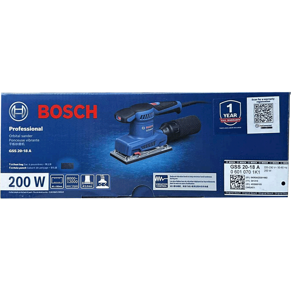 Bosch GSS 20-18A Orbital Sander 200W - ToolsSavvy.ph