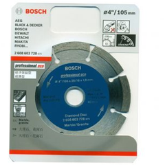 Bosch Diamond Cut Off Wheel 4" Segmented for Stone (2608603728)