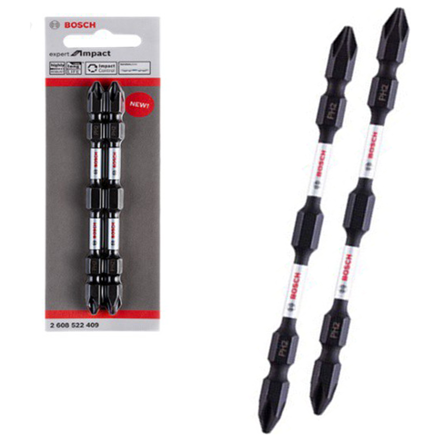 Bosch Impact Double-Ended Philips Screw Bits PH2 110mm (2608522409) | Bosch by KHM Megatools Corp. Main image