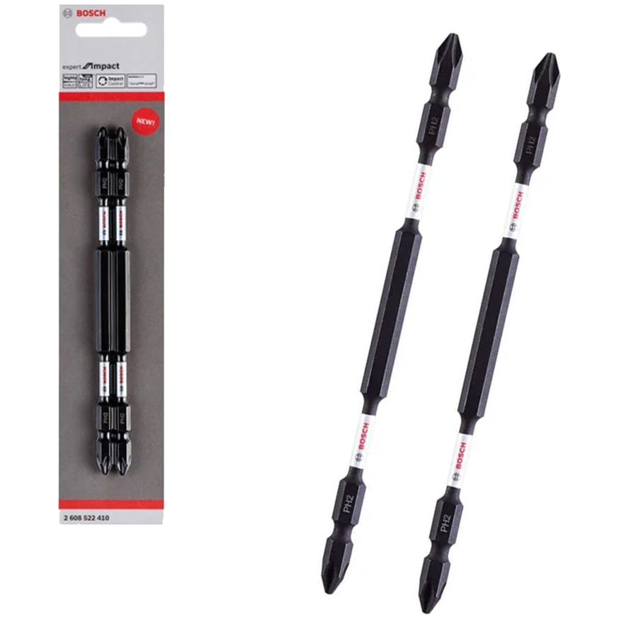 Bosch Impact Double-Ended Philips Screw Bits PH2 150mm (2608522410 ) | Bosch by KHM Megatools Corp. Main image