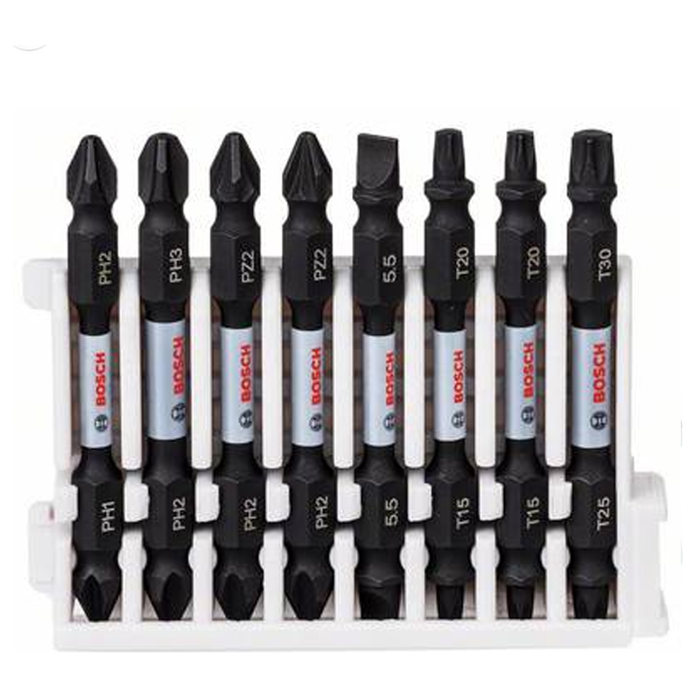Bosch Impact Power Double Ended Screw Bit 65MM Set 8Pcs (2608522344) | Bosch by KHM Megatools Corp. Main image