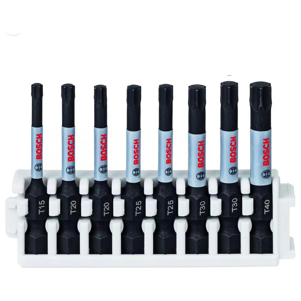 Bosch Impact Power Torx Screw Bit 50MM Set 8Pcs (2608522329) | Bosch by KHM Megatools Corp. Main image