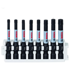 Bosch Impact Power Torx Screw Bit 50MM Set 8Pcs (2608522329) | Bosch by KHM Megatools Corp.