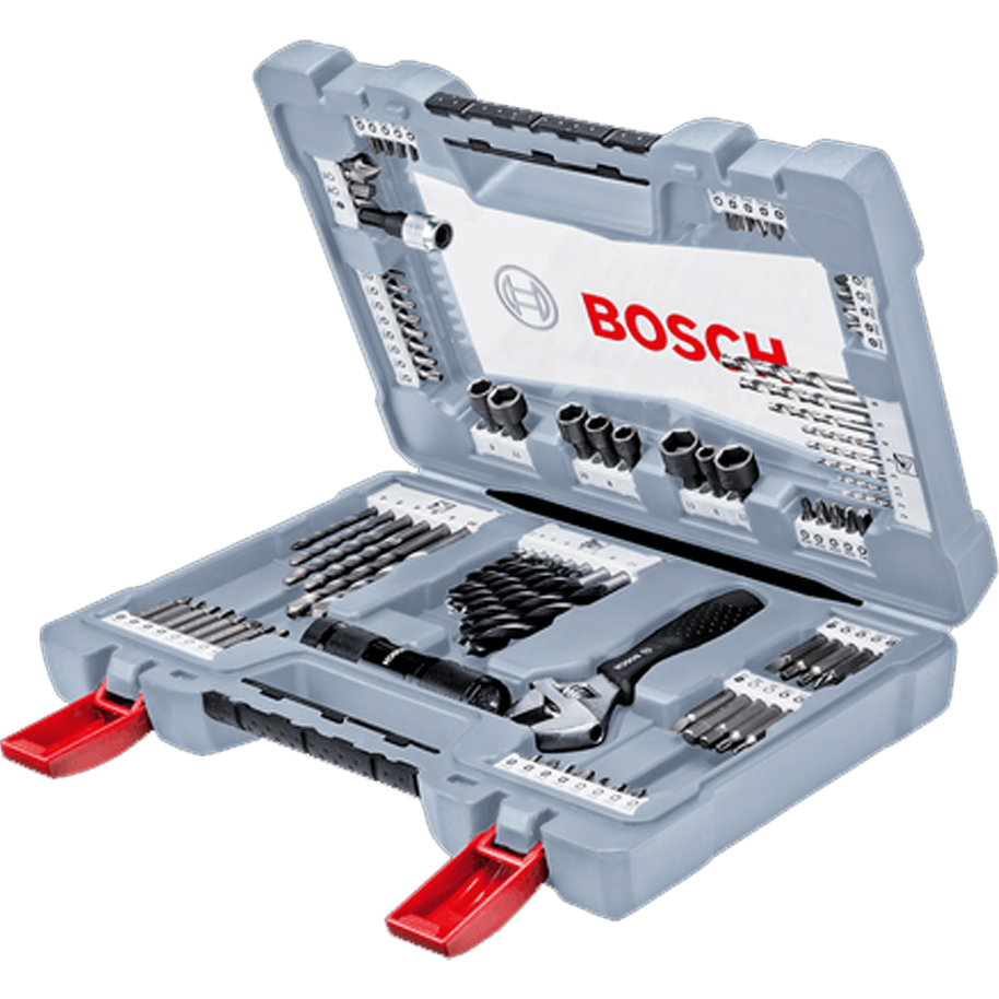 Bosch Premium Tools Mixed Set 91Pcs (2608P00235) | Bosch by KHM Megatools Corp.