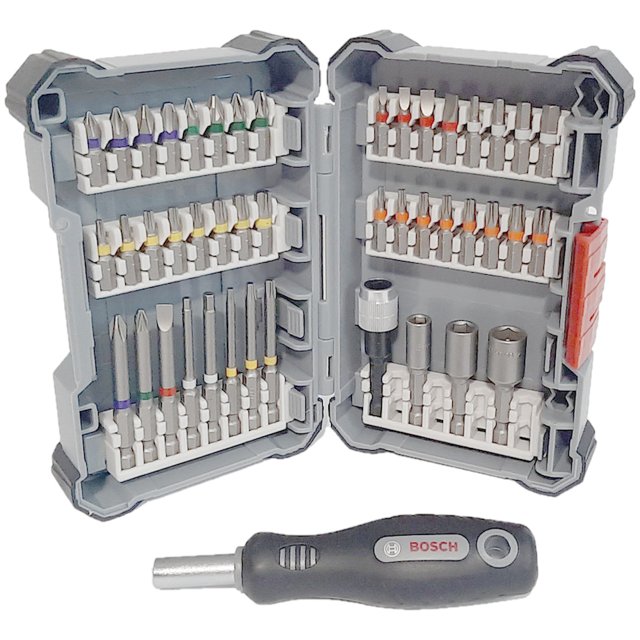 Bosch Screwdriver Bit with Handle Set 45Pcs (2607017692) | Bosch by KHM Megatools Corp. Main image