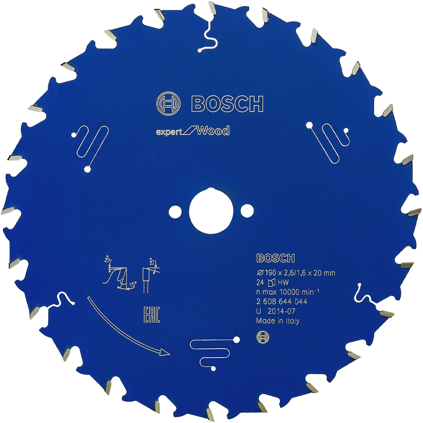 Bosch Circular Saw Blade Expert for Wood 7-1/2"x24T (2608644044) MADE IN ITALY | Bosch by KHM Megatools Corp.