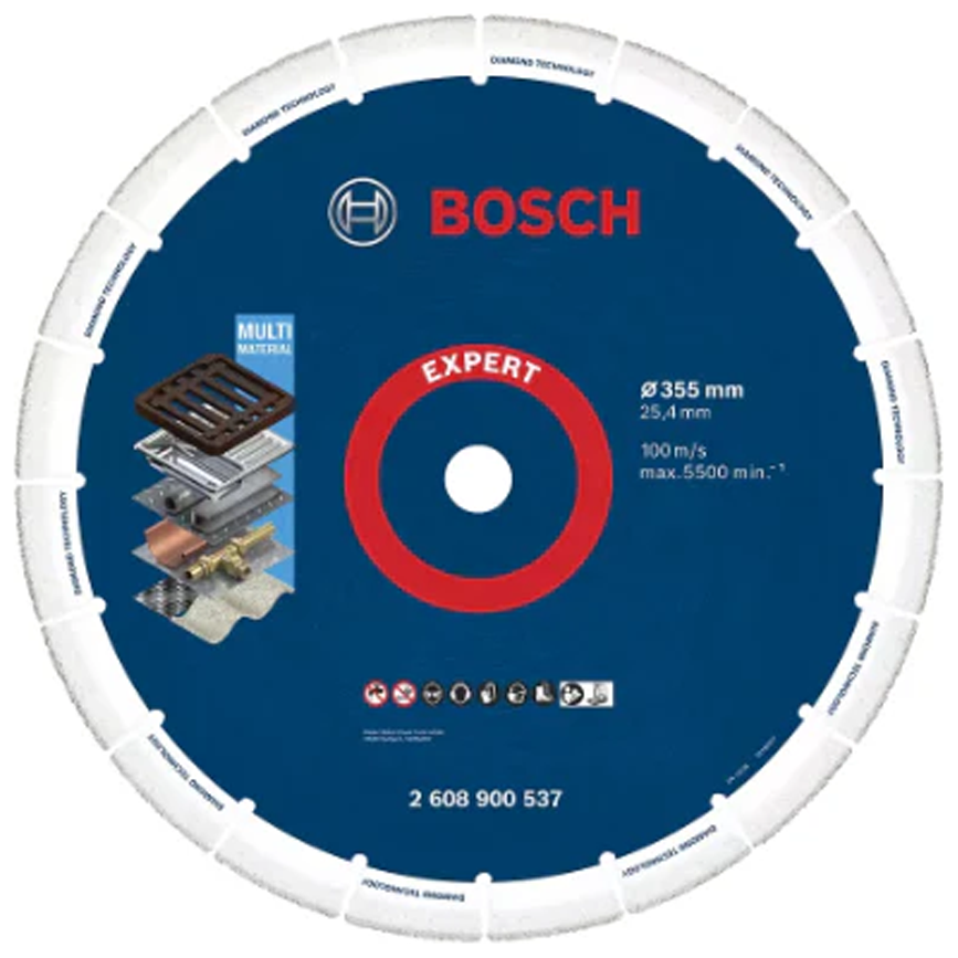 Bosch Diamond Cut Off Wheel 14" for Metal (2608900537) | Bosch by KHM Megatools Corp. Main image