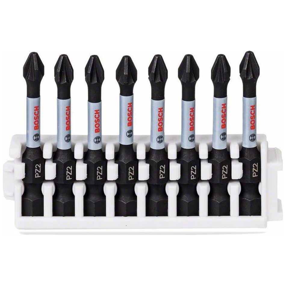 Bosch Impact Power PZ2 Screwdriver Bit 50MM Set 8Pcs (2608522331) | Bosch by KHM Megatools Corp.