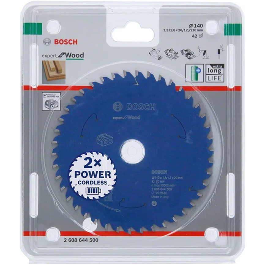 Bosch Circular Saw Blade 140MM for GKT 18V-52 GC (2608644500) | Bosch by KHM Megatools Corp. Main image