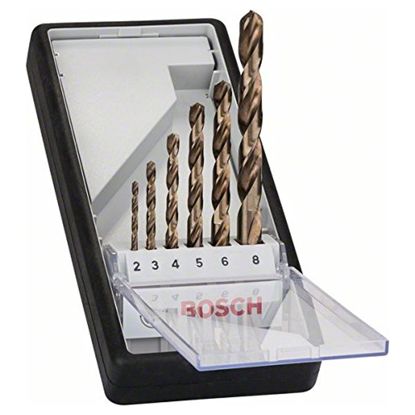 Bosch RL HSS-Co Metal Drill Bit Set 6Pcs (2607019924)