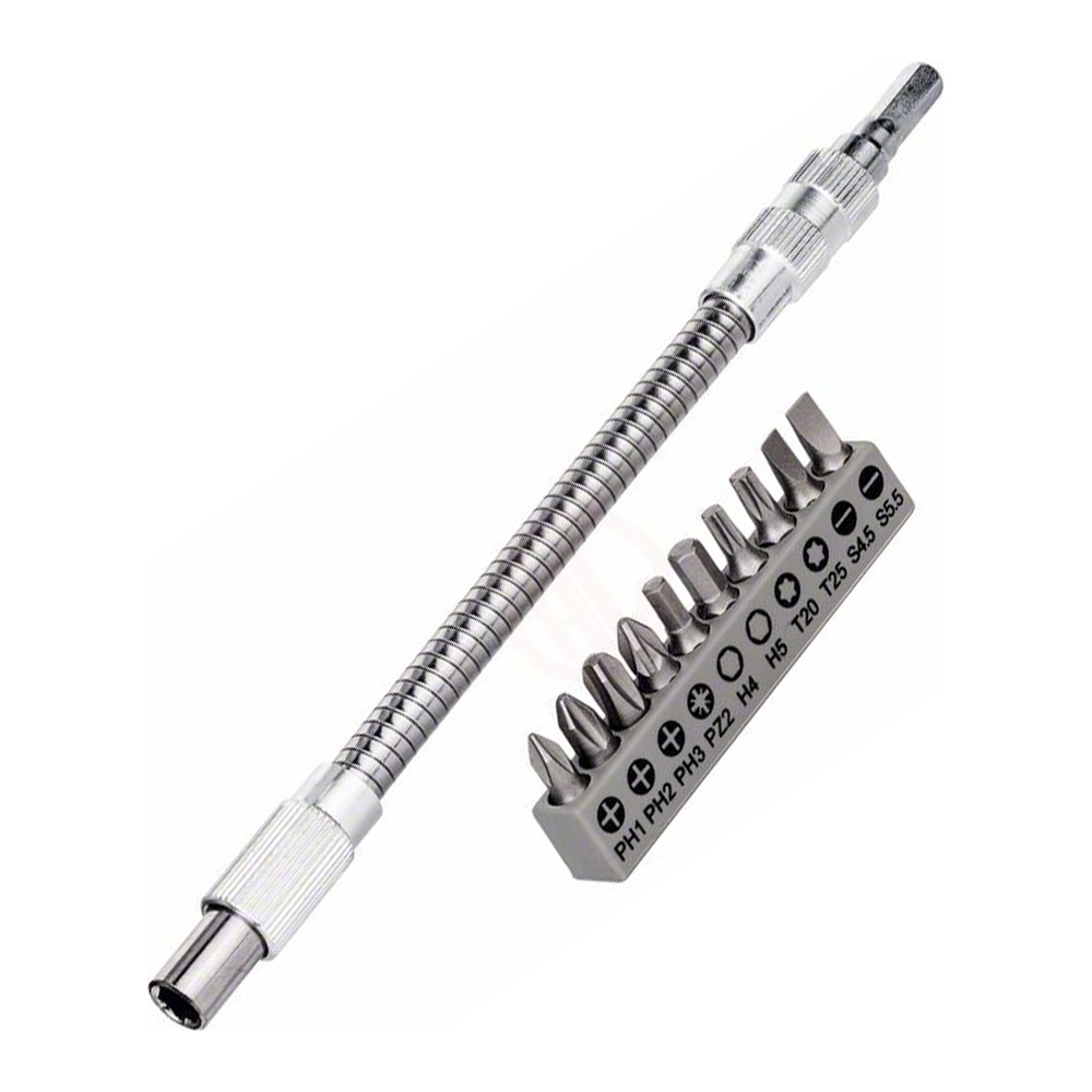 Bosch Screw bit with Flexible Metal Extension Set 11pcs (2608522376) | Bosch by KHM Megatools Corp. Main image