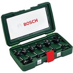 Bosch Router Bit Set 12Pcs 1/4" Shank 2607019465 | Bosch by KHM Megatools Corp.