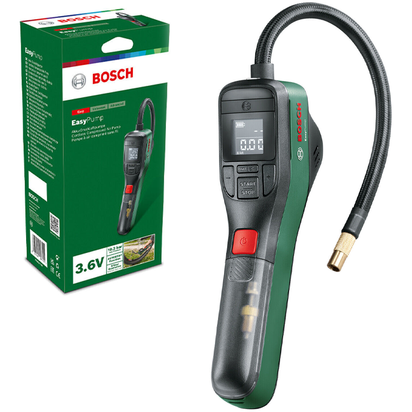 Bosch EasyPump Cordless Compressed Air-Pump 3.6V (0603947080) | Bosch by KHM Megatools Corp. Main image