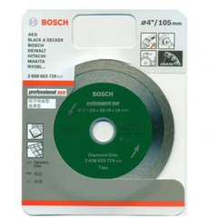 Bosch Diamond Cut Off Wheel 4" Continuous for Ceramic(2608603729)