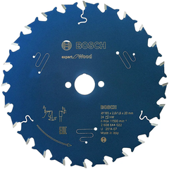 Bosch Circular Saw Blade Expert for Wood 165mm x 24T (2608644022) | Bosch by KHM Megatools Corp.