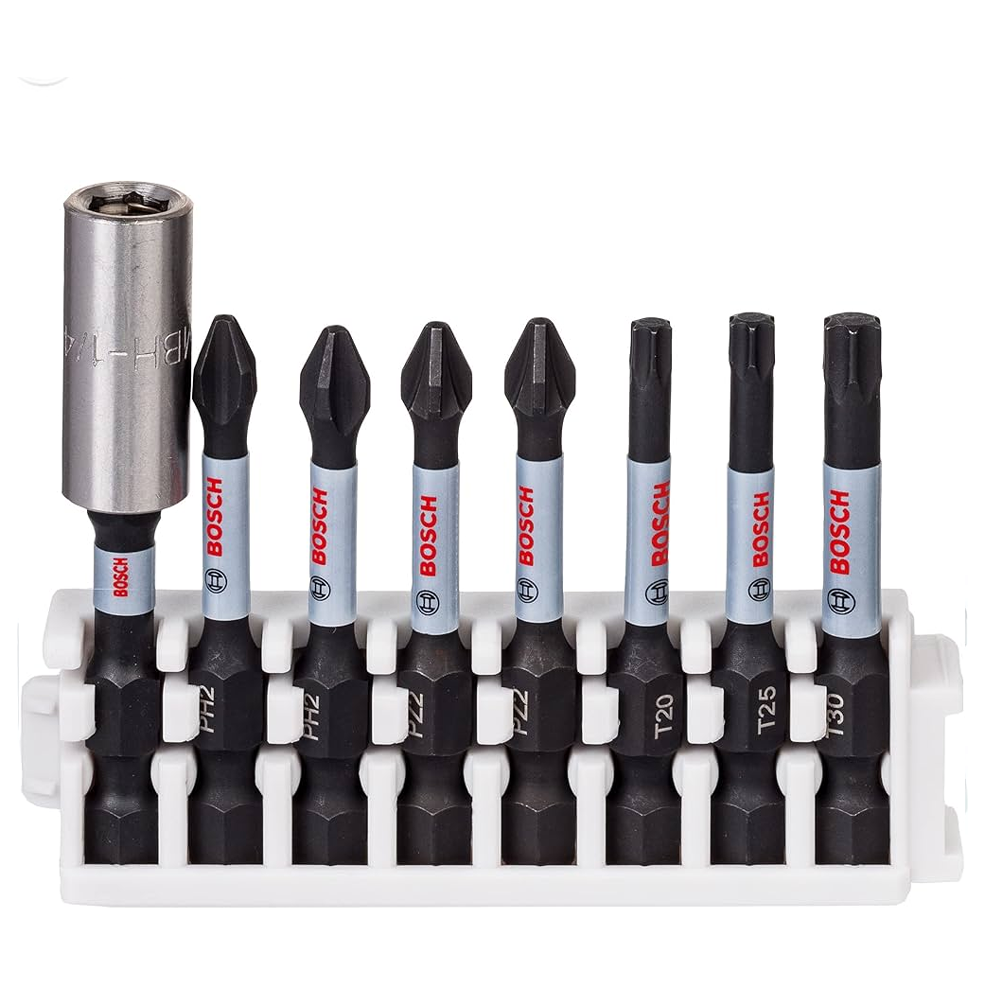 Bosch Impact Power Mix Screw Bit 50MM Set 8Pcs (2608522326) | Bosch by KHM Megatools Corp. Main image