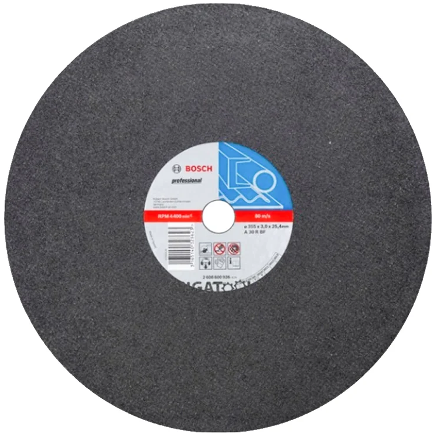 Bosch Cut-off Wheel for Metal 14" (Double-ply) (2608600277) | Bosch by KHM Megatools Corp. Main image