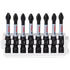 Bosch Impact Power PZ2 Screwdriver Bit 50MM Set 8Pcs (2608522331)