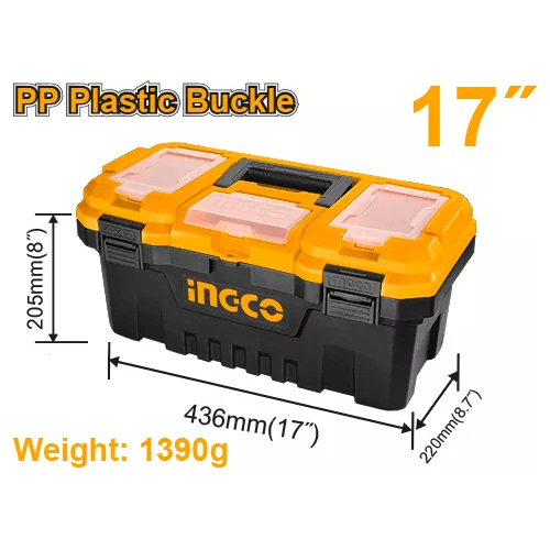 Ingco PBX1701 Plastic Tool Box 17" - KHM Megatools Corp.