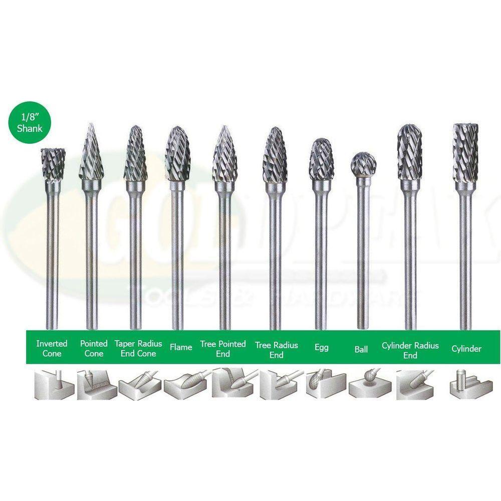 Hoyoma Carbide Burrs / Rotary File Set for Rotary Tool - Goldpeak Tools PH Hoyoma Main image