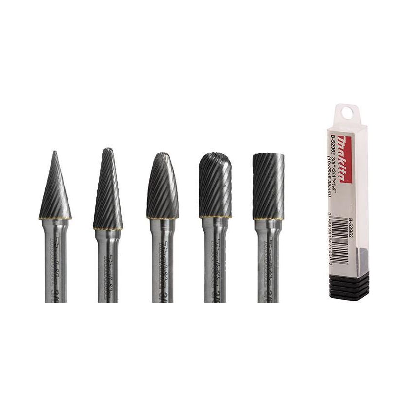 Makita Tungsten Carbide Burrs (1/4" Shank) - Goldpeak Tools PH Makita