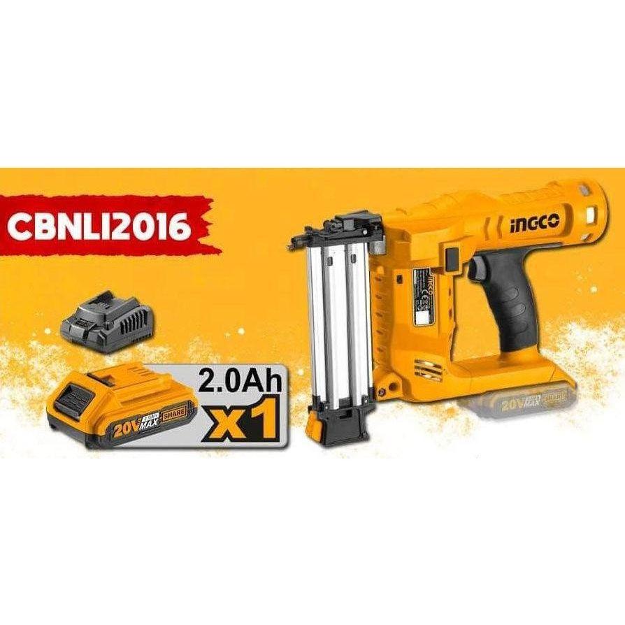 Ingco CBNLI2016 Cordless Brad Nailer Kit - KHM Megatools Corp. Main image