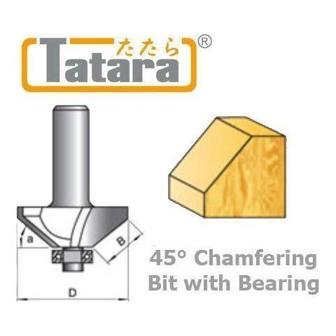 Tatara Chamfering Router Bit with Bearing - Goldpeak Tools PH Tatara Main image