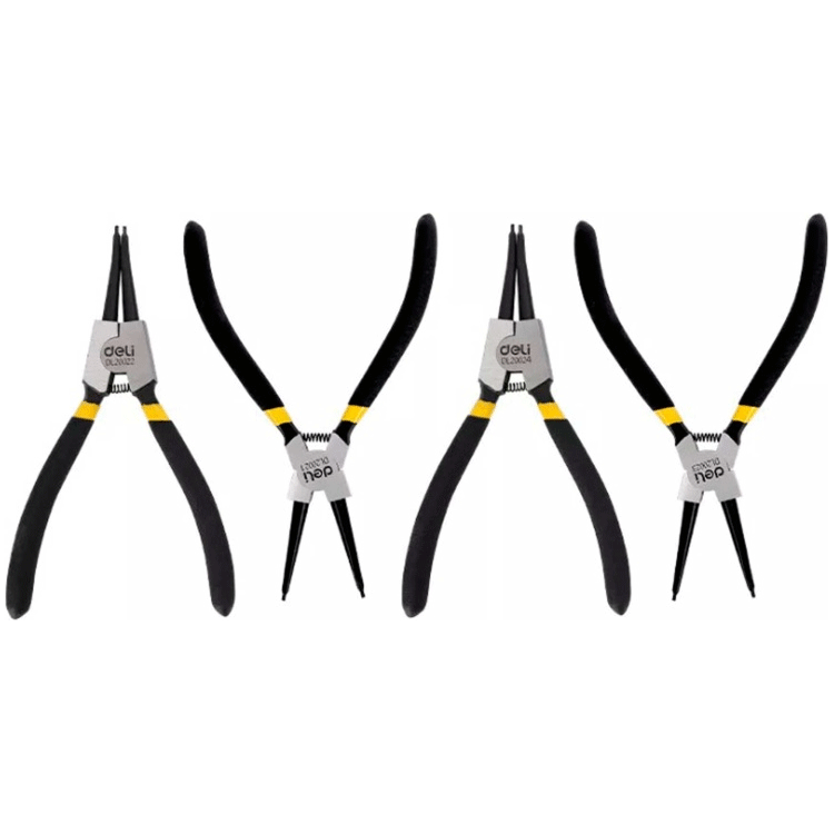 Deli EDL20521-4 Circlip Pliers Set 4pcs | Deli by KHM Megatools Corp. Main image