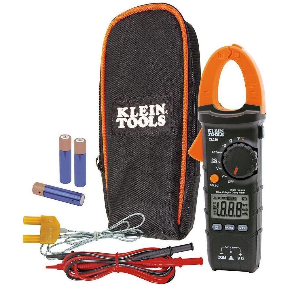 Klein CL210 Digital Clamp Meter / Tester Secondary image