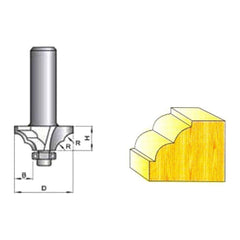 Tatara Classical Moulding Router Bit with bearing - Goldpeak Tools PH Tatara