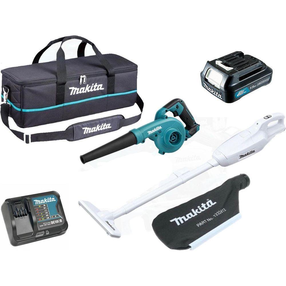 Makita CLX246SX1 12V Cordless Combo Kit (Vacuum x Air Blower) (CXT) - KHM Megatools Corp. Main image
