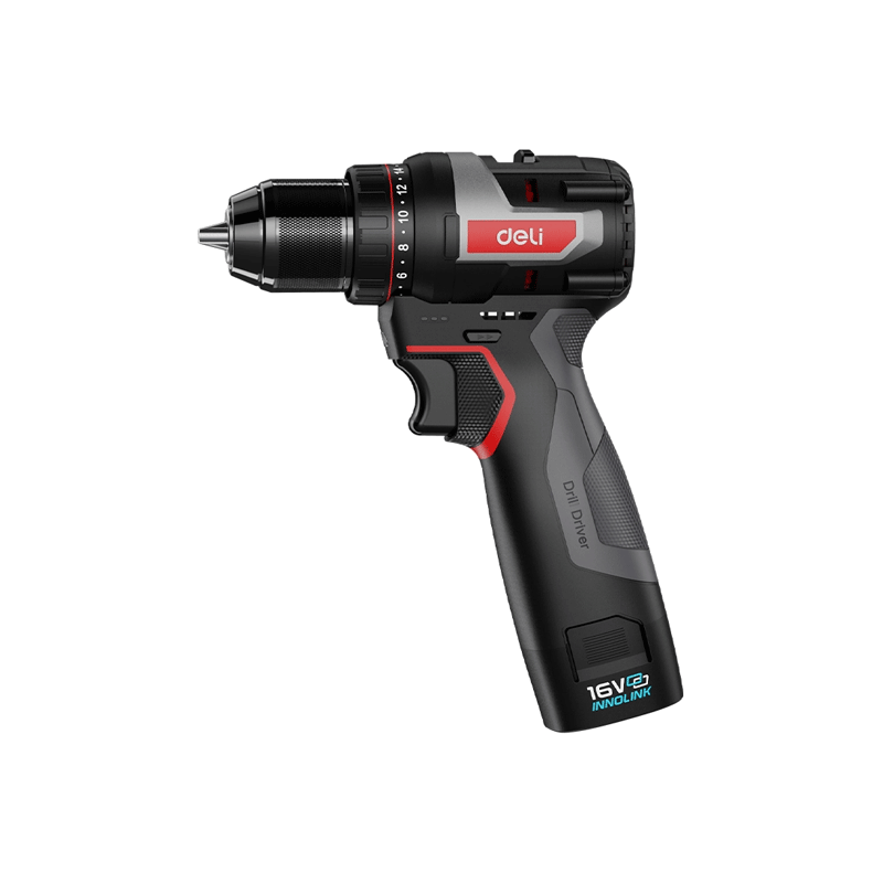 Deli EDE-DZ16-1D2 Li-Ion Cordless Drill (10mm) 3/8" 16V | Deli by KHM Megatools Corp. Main image