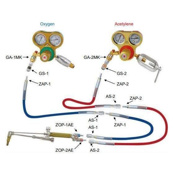 Koike Apollo Gold GA-2MK Flashback Arrestor (Fuel Gas) | ToolsSavvy.ph