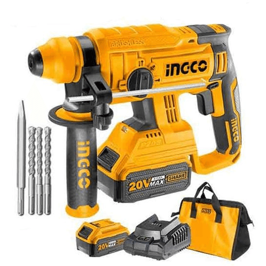 Ingco CRHLI22012 20V Cordless Rotary Hammer BL Motor - KHM Megatools Corp.