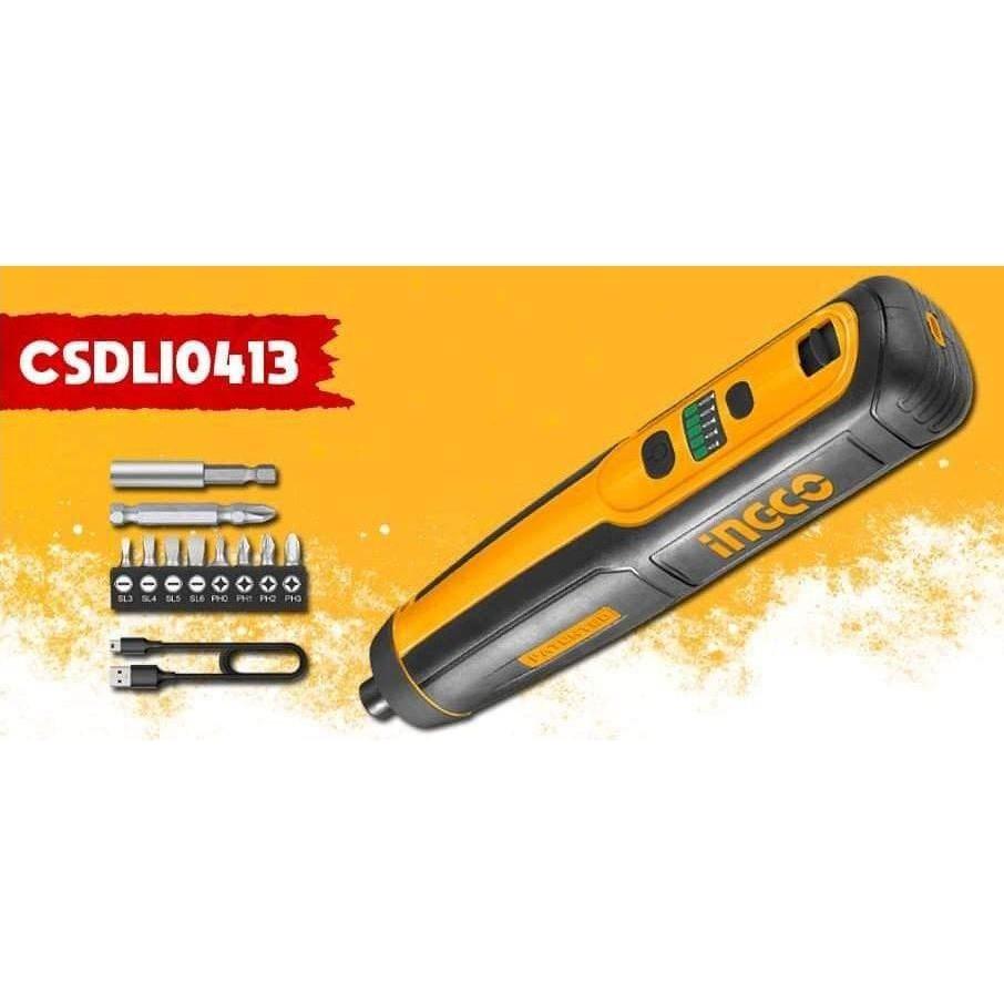 Ingco CSDLI0413 Li-Ion Cordless Screwdriver - KHM Megatools Corp. Main image