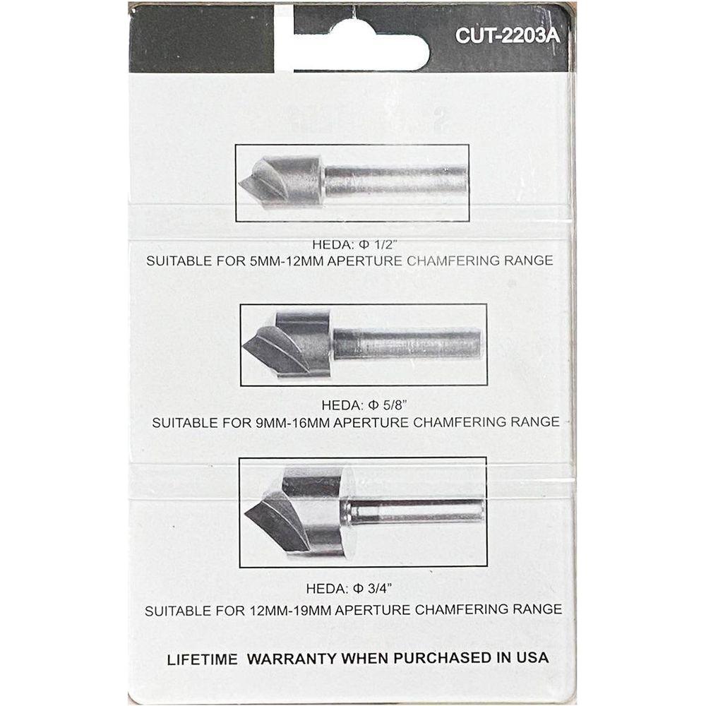 OSK CUT-2203A 3pcs Countersink Bit Set Secondary image