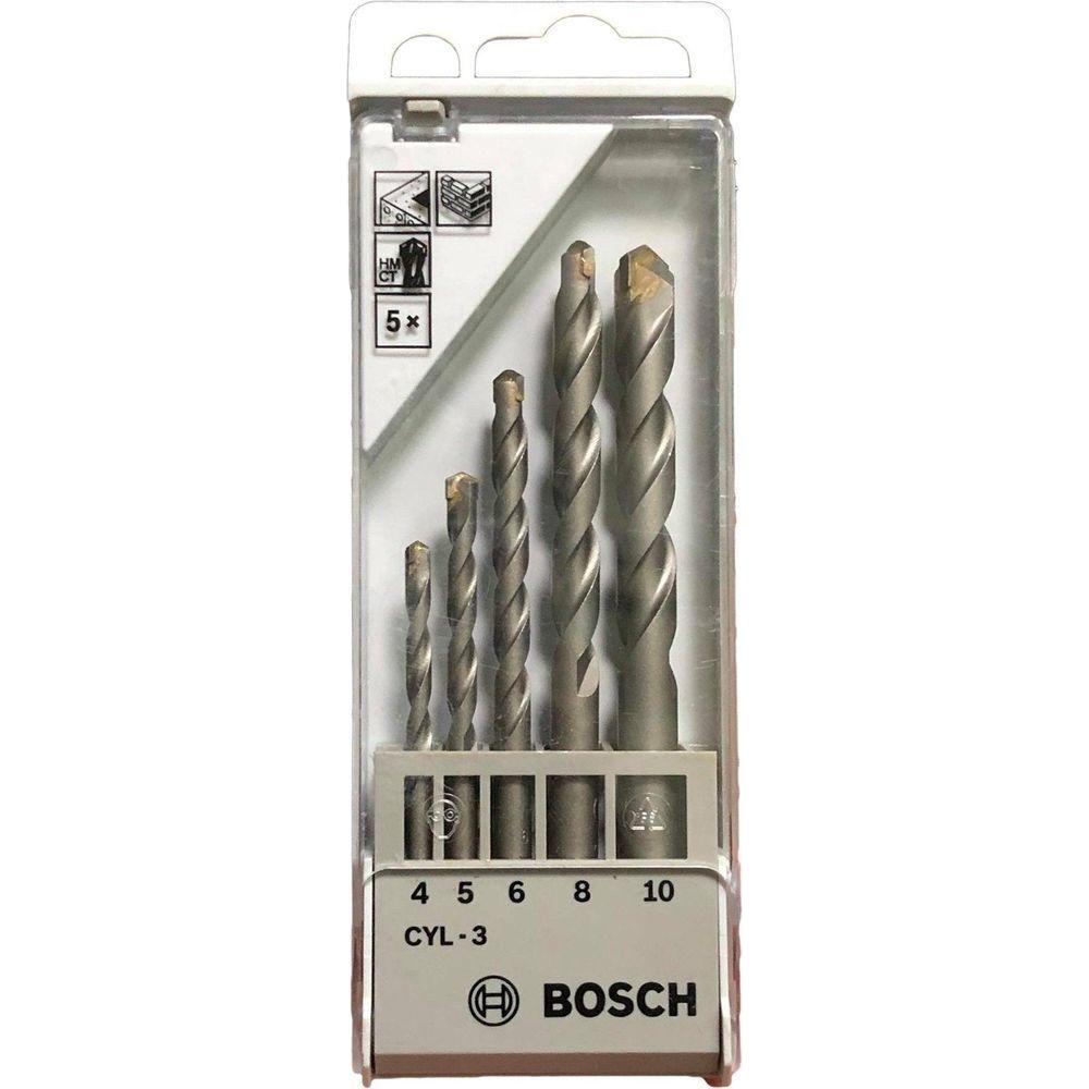 Bosch Silver Percussion Granite Drill Bit Set - Goldpeak Tools PH Bosch Main image
