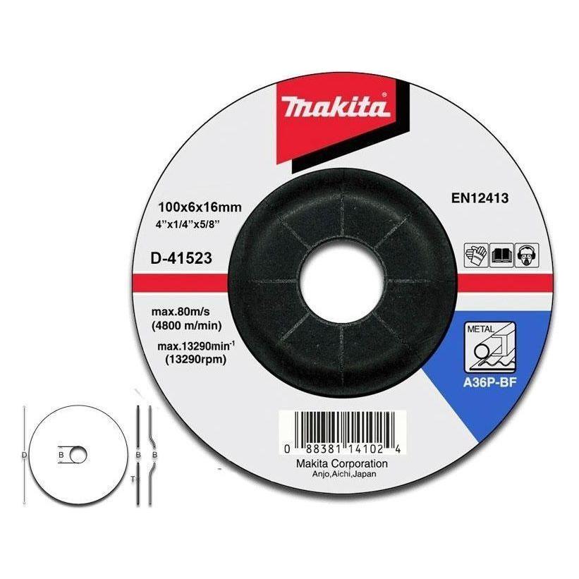 Makita Depressed Center Wheel / Grinding Disc - Goldpeak Tools PH Makita Main image