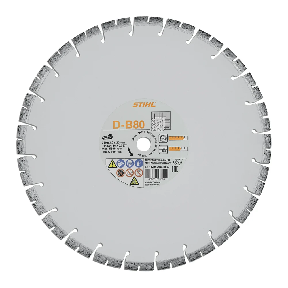 Stihl D-B80 Diamond Cut Off Wheel / Cutting Disc 350MM | Stihl by KHM Megatools Corp. Main image