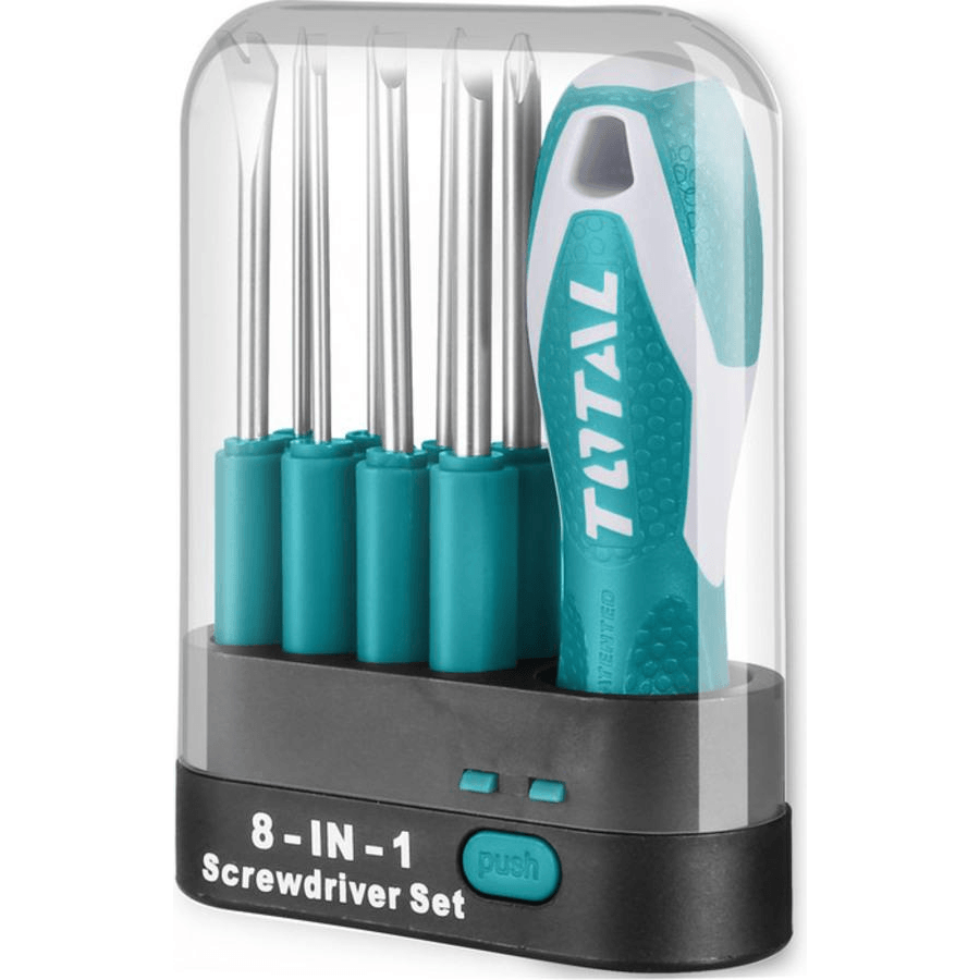 Total THT250906 9pcs Interchangeable Screwdriver Set | Total by KHM Megatools Corp. Main image