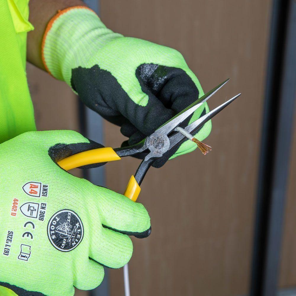 Klein Long Nose Pliers with Side Cutter Secondary image