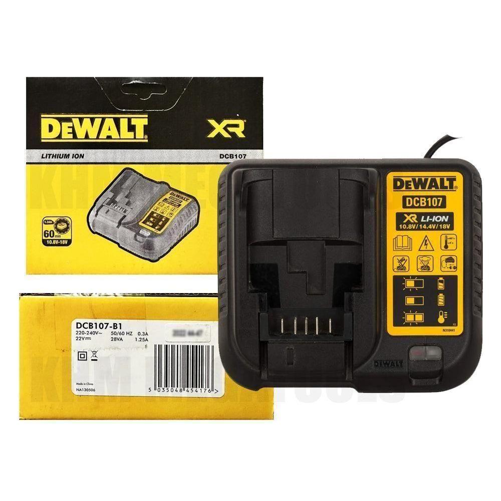 Dewalt DCB107 10.8V / 18V / 20V Multi Voltage XR Battery Charger - KHM Megatools Corp. Main image