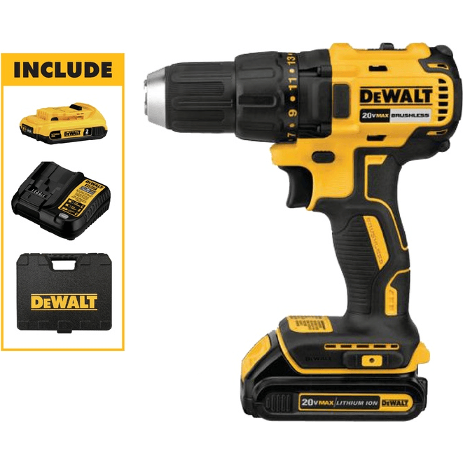 Dewalt DCD7771D2 20V Cordless Brushless Drill / Driver [Kit] - KHM Megatools Corp. Main image