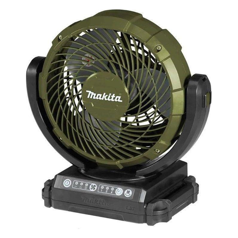 Makita DCF102ZO Cordless 18V Jobsite Fan, Olive Green (LXT) [Bare] - KHM Megatools Corp. Main image