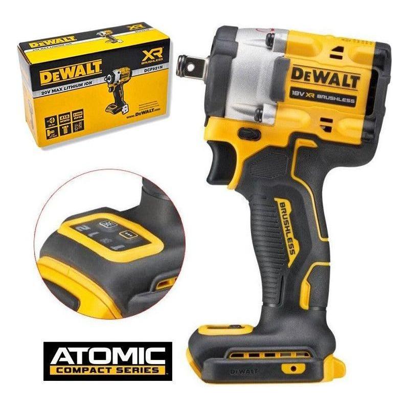 Dewalt DCF921N 20V Cordless Impact Wrench 1/2" (Atomic) [Bare] 406Nm - KHM Megatools Corp. Main image