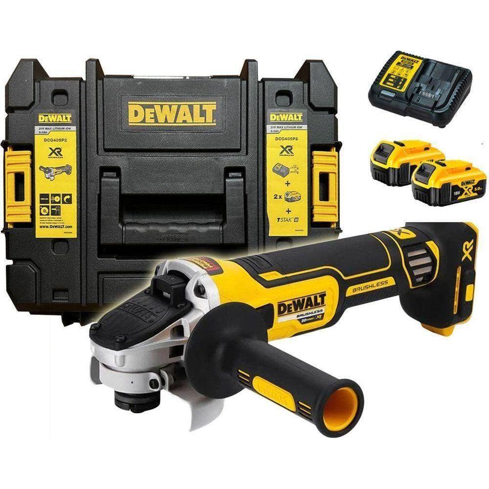 Dewalt DCG405P2 20V Cordless Angle Grinder 4" (Kit) - KHM Megatools Corp. Main image
