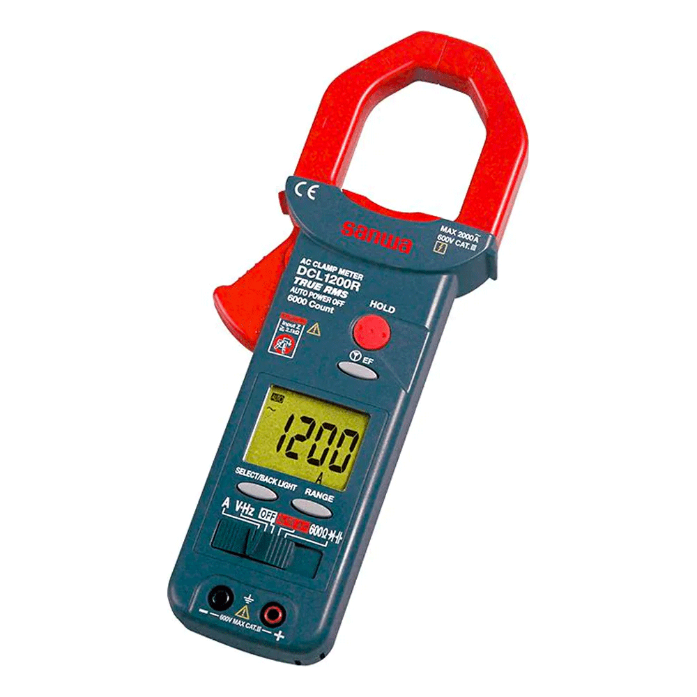 Sanwa DCL1200R Digital Clamp Meter / Multi Tester [AC+True RMS] | Sanwa by KHM Megatools Corp. Main image